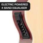 Acoustic Bass Guitar Karrera 43in with electric pickup - Natural