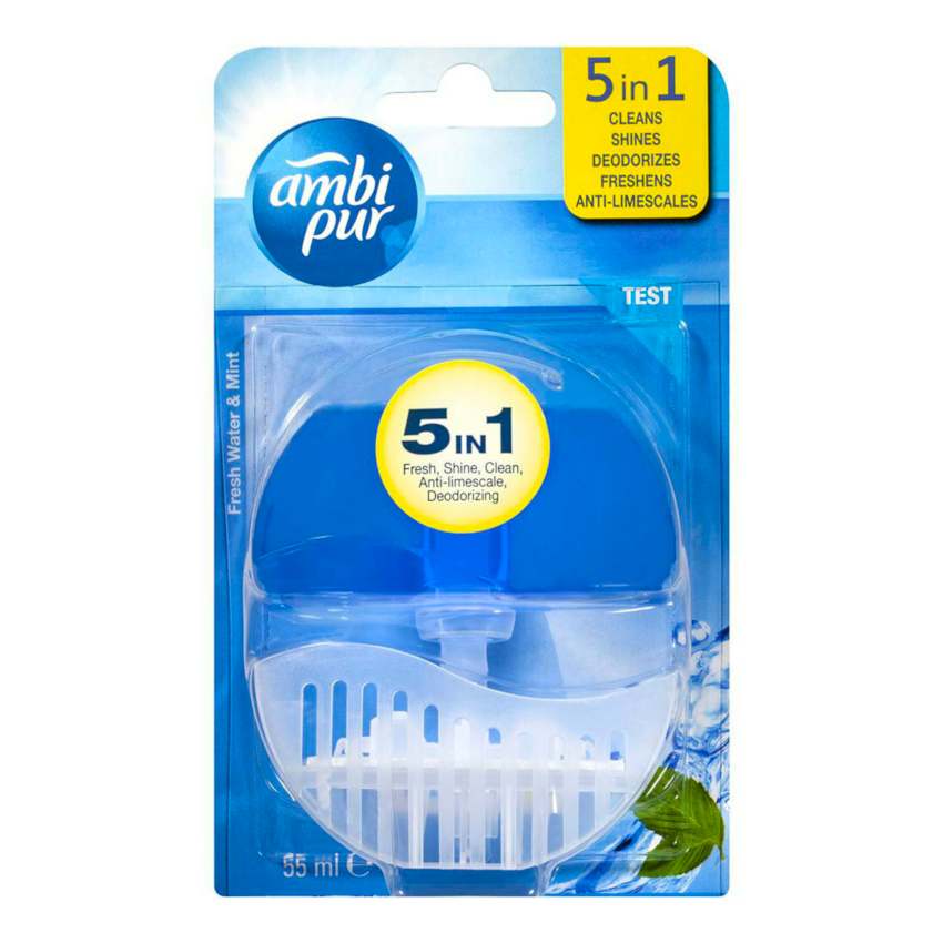 Ambi Pur Fresh Water & Mint Toilet Rimblock 55ml