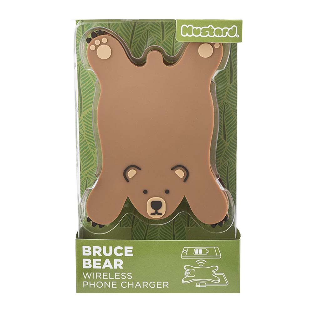 Mustard - Pete the Bear Wireless Charger