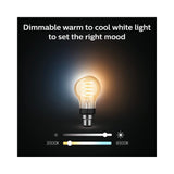 Philips Hue Vintage B22 A60 Filament Smart Bulb - White Ambiance