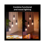 Philips Hue Vintage B22 A60 Filament Smart Bulb - White Ambiance