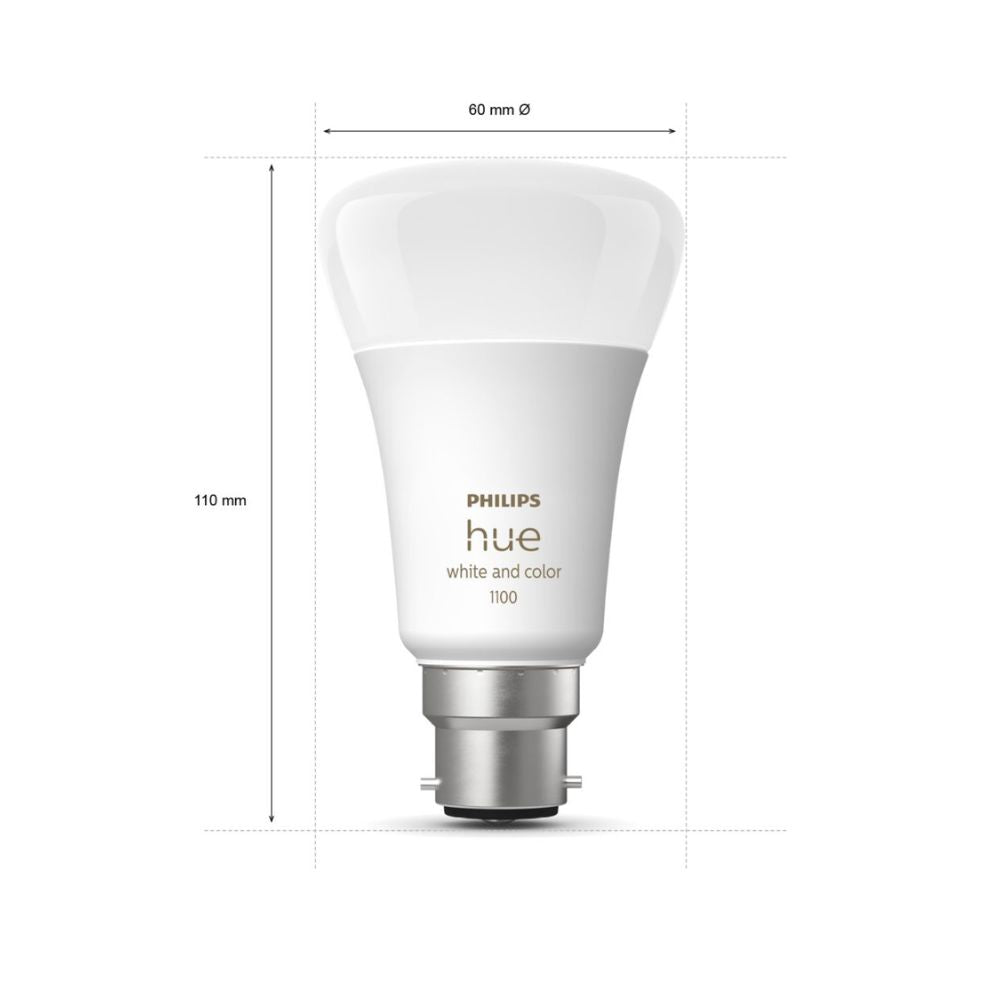 Philips Hue White and Colour Ambiance B22 Starter Kit
