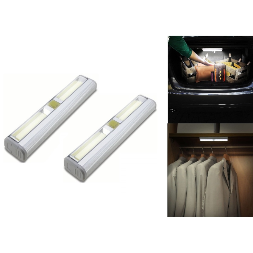 Brillar - Remote Control Light Bars With COB LED Technology (2 Pack)