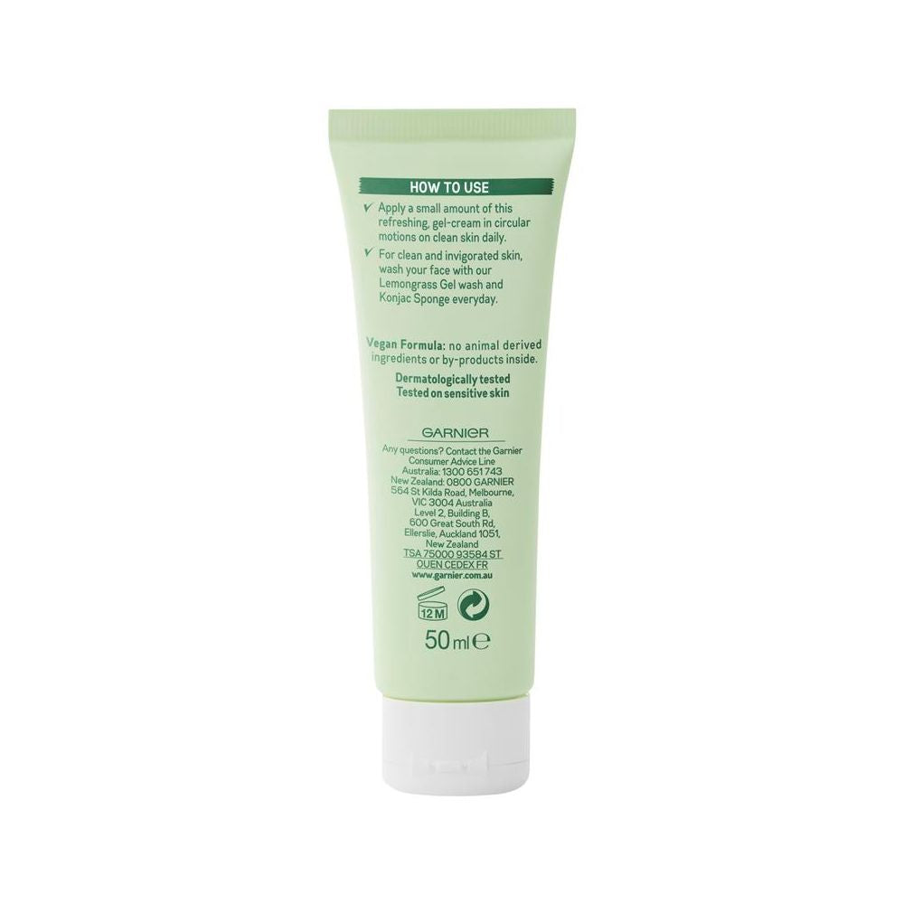 Garnier Organics Fresh Lemongrass Balancing Moisturiser - 50ml