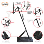 Kahuna Portable Basketball Hoop System 2.3 to 3.05m for Kids & Adults