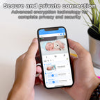 Motorola Ease44CONNECT Wi-Fi Video Baby Monitor with 4.3" HD Color Screen