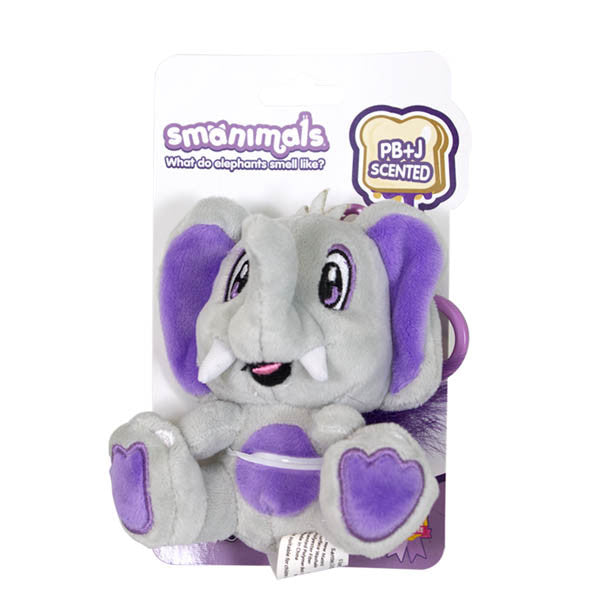 Smanimals Scented Plush Animals With Backpack Clip