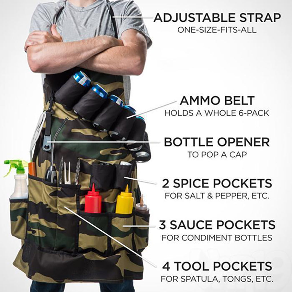 Bigmouth 'The Grill Sergeant' BBQ Apron