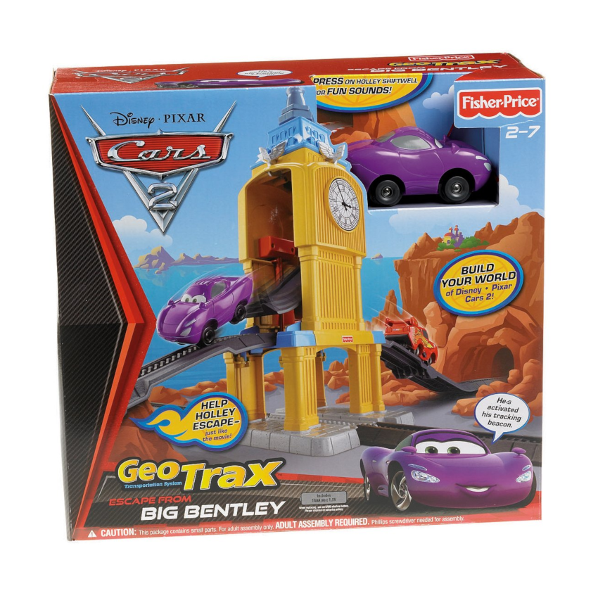 Fisher Price GeoTrax Disney Cars 2 Escape From Big Bentley