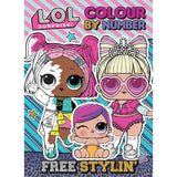 L.O.L Surprise Colour By Number Free Styling' Colouring Book