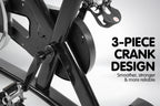 Powertrain Home Gym Flywheel Exercise Spin Bike - Black