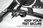 Powertrain Home Gym Flywheel Exercise Spin Bike - Black