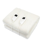 Laura Hill Heated Electric Blanket Fitted Fleece Underlay Throw - Double