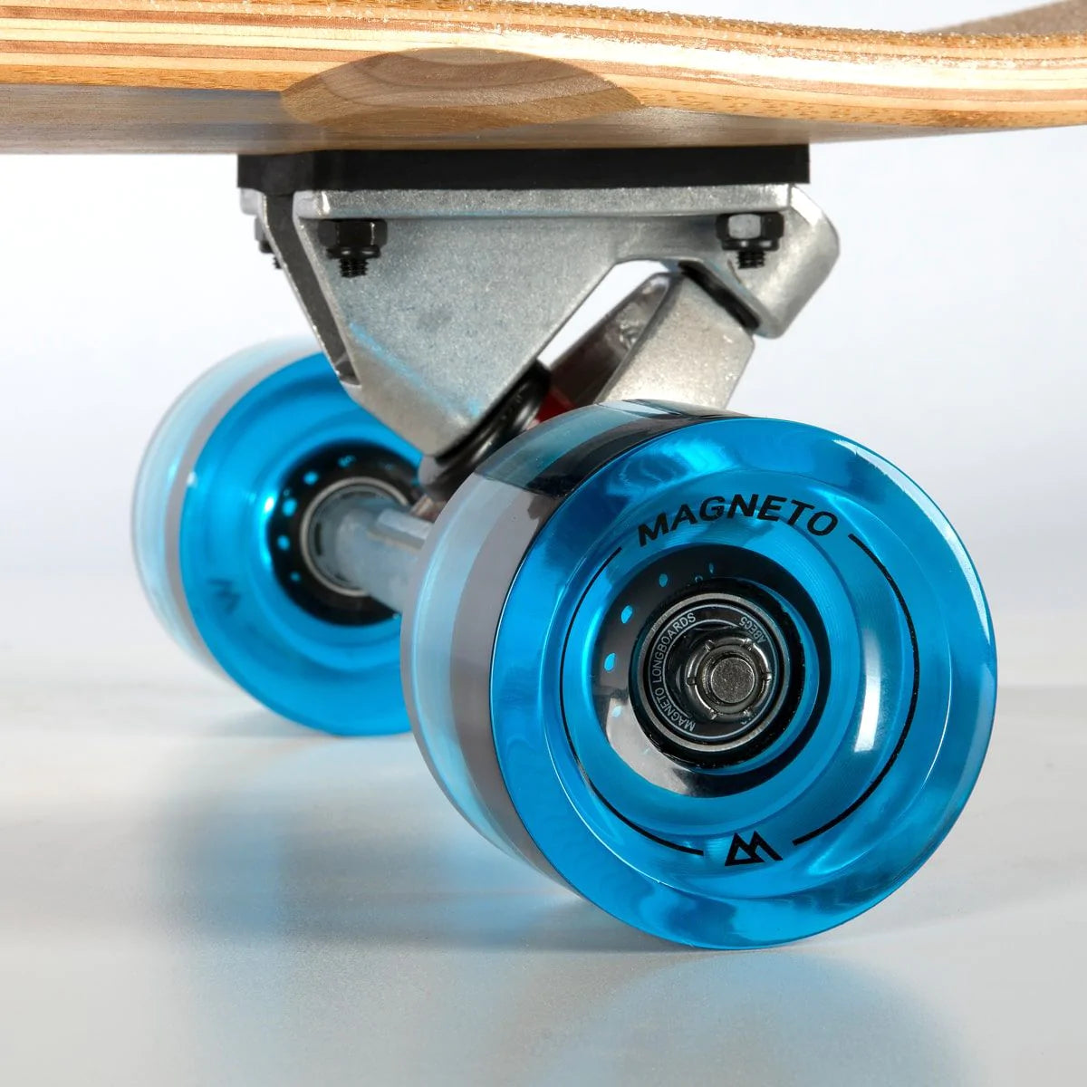 Magneto 44 inch Kicktail Cruiser Longboard Skateboard - Blue