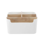 Bano Organiser 5 Section Bamboo Bathroom/Home Storage Box