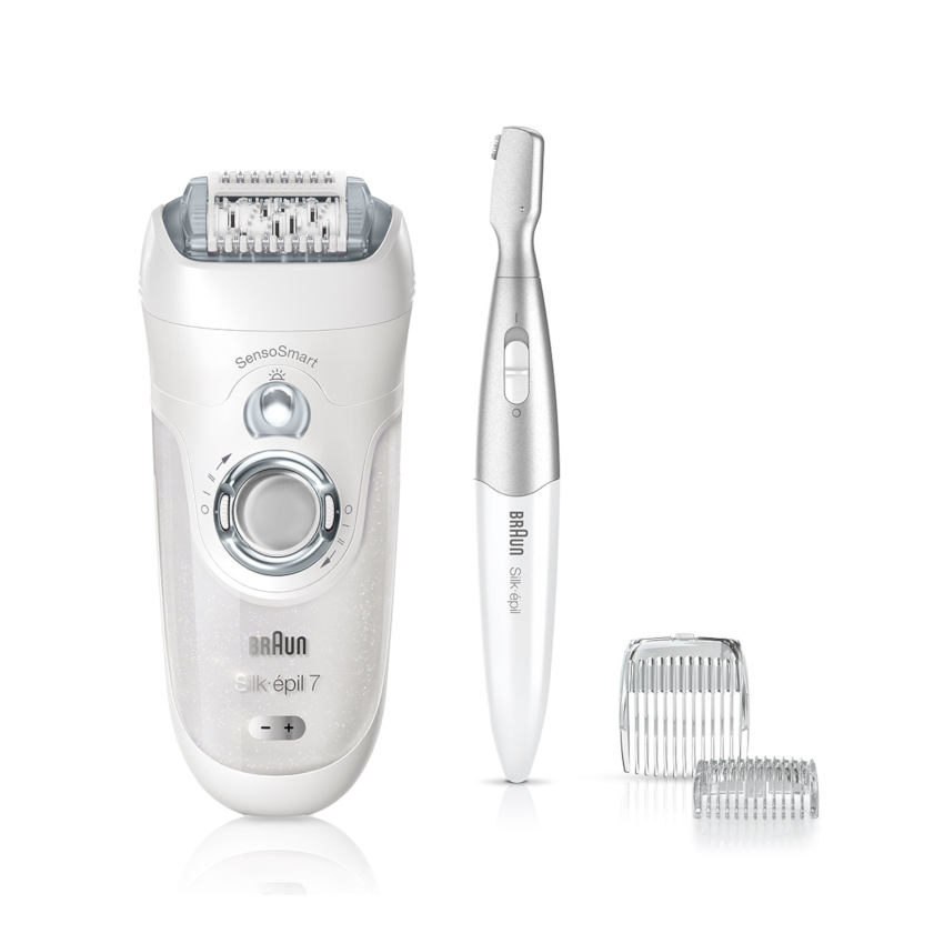 Braun Silk-épil 7 SensoSmart 7/890 - Cordless Wet & Dry epilator with 7 extras