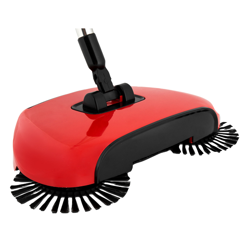 The Spin Sweeper Cordless Rotating Broom - Red