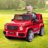 Mercedes Benz AMG G63 Licensed Kids Ride On Electric Car Remote Control - Red