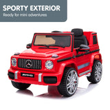 Mercedes Benz AMG G63 Licensed Kids Ride On Electric Car Remote Control - Red