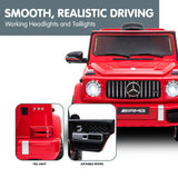 Mercedes Benz AMG G63 Licensed Kids Ride On Electric Car Remote Control - Red