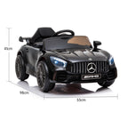 Mercedes Benz Licensed Kids Electric Ride On Car Remote Control Black