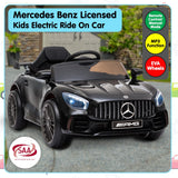 Mercedes Benz Licensed Kids Electric Ride On Car Remote Control Black