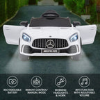 Mercedes Benz Licensed Kids Electric Ride On Car Remote Control White