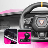 Lamborghini Performante Kids Electric Ride On Car Remote Control by Kahuna - Pink