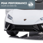 Lamborghini Performante Kids Electric Ride On Car Remote Control by Kahuna - White