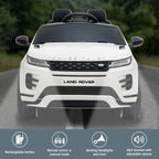 Land Rover Licensed Kids Electric Ride On Car Remote Control - White