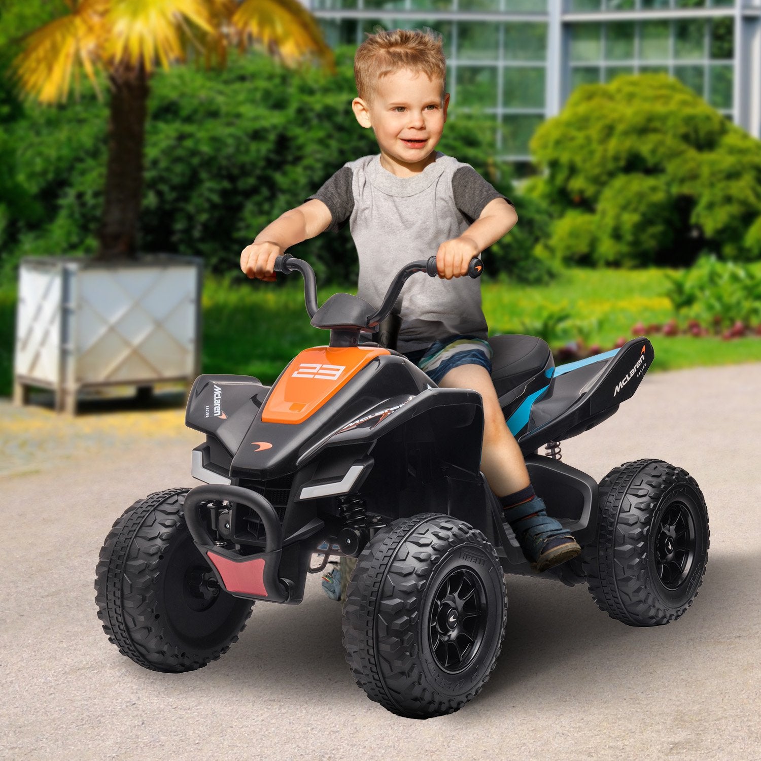 MCL35 McLaren Ride On Electric Quad Bike - Black