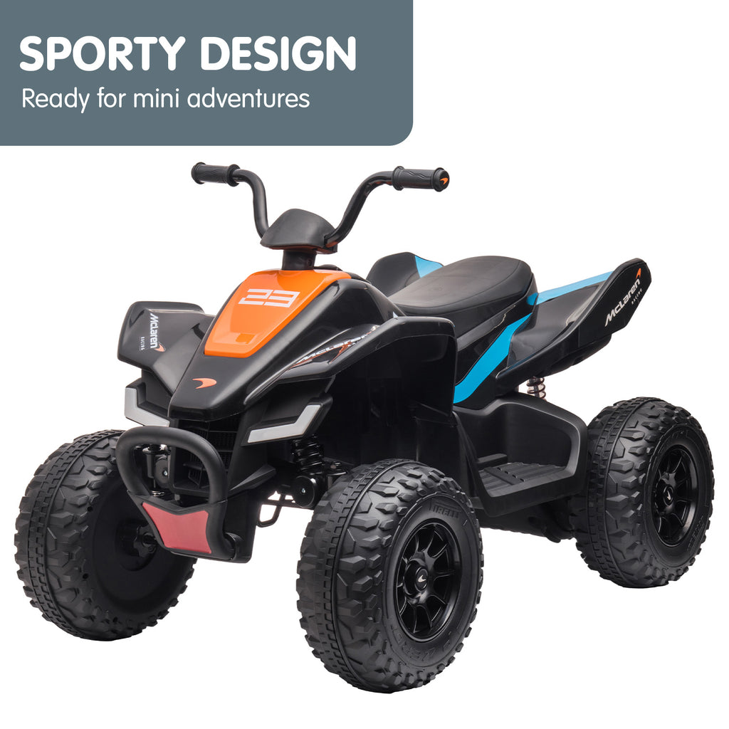 MCL35 McLaren Ride On Electric Quad Bike - Black