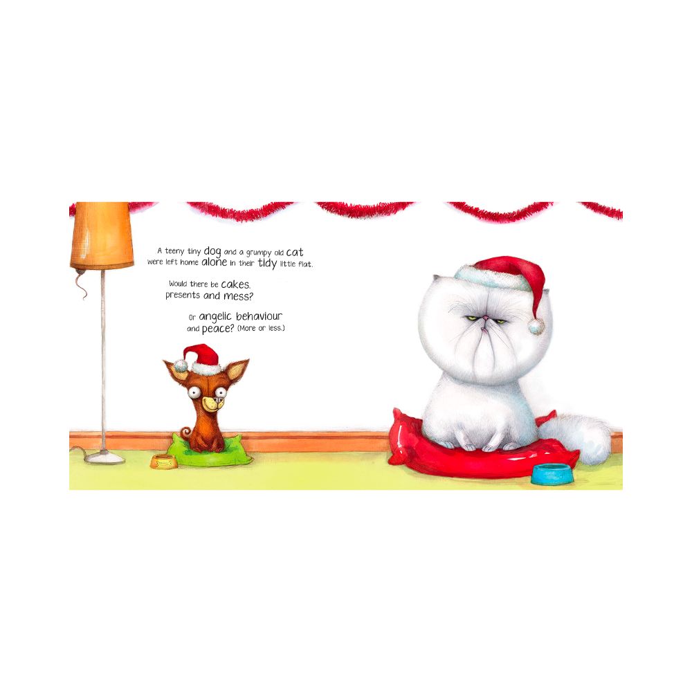 Cat and Dog Eat Christmas