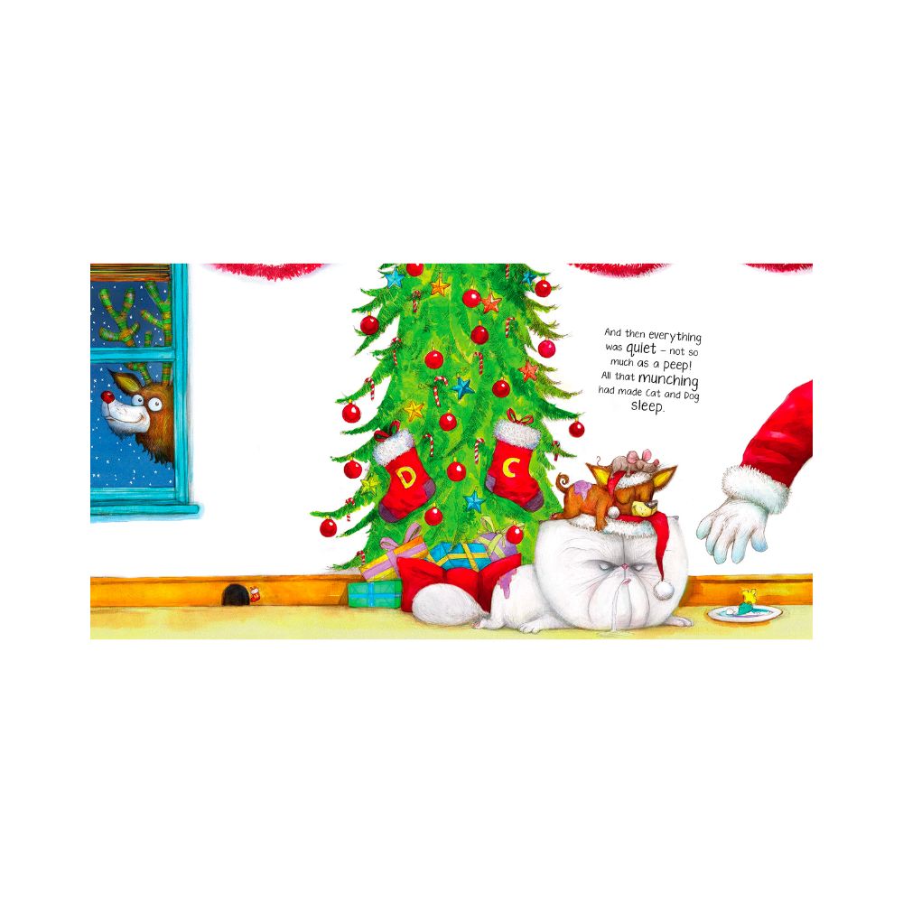 Cat and Dog Eat Christmas