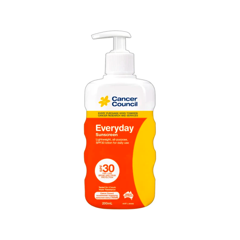 2 Pack x Cancer Council Everyday Sunscreen SPF 30 Pump 200ml
