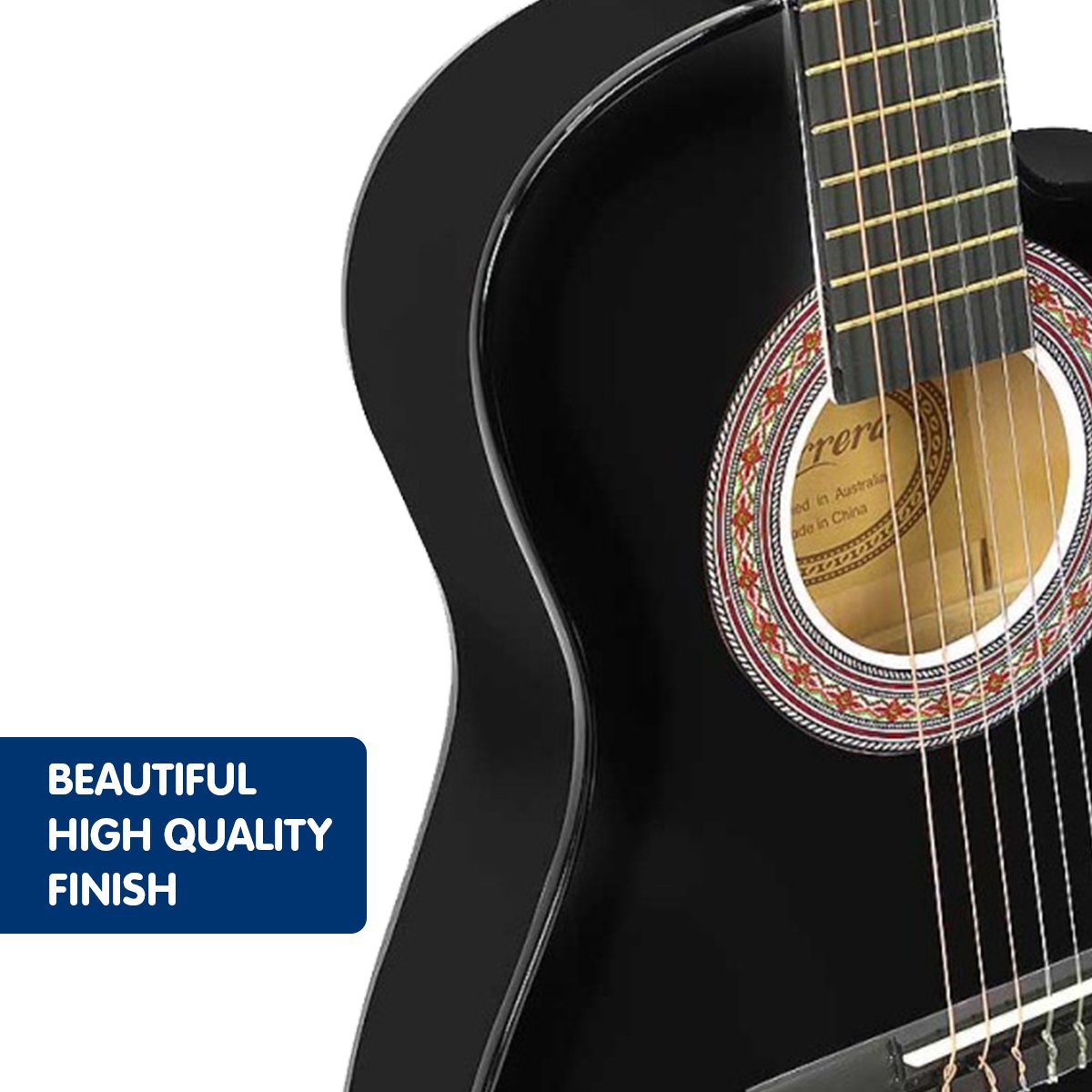Karrera Childrens Acoustic Guitar Kids- Black