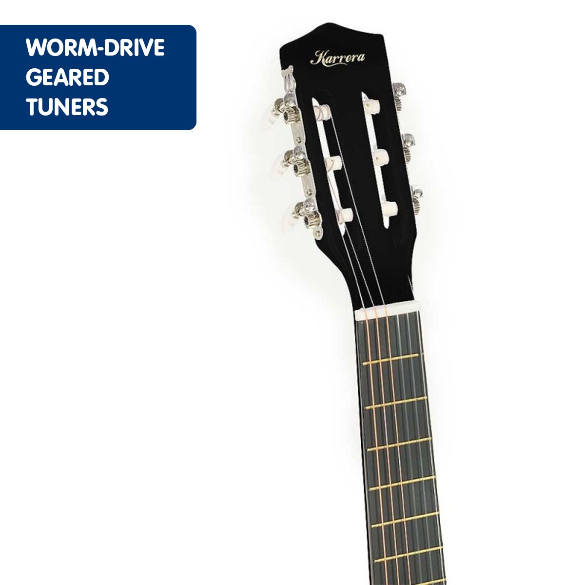 Karrera Childrens Acoustic Guitar Kids- Black