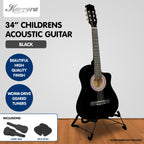 Karrera Childrens Acoustic Guitar Kids- Black