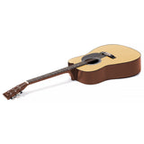 38in Cutaway Acoustic Guitar with guitar bag - Natural