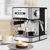 Pronti 1.6L Automatic Coffee Espresso Machine with Steam Frother