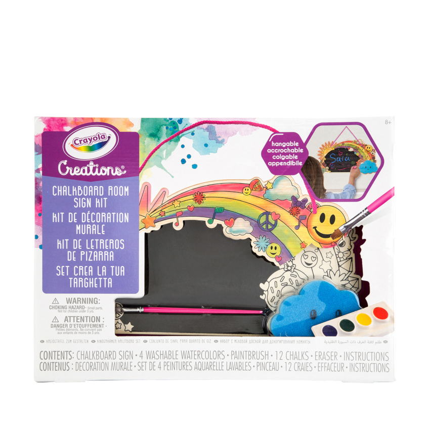 Crayola Creations Chalkboard Room Sign Kit