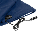 Heated Electric Car Blanket 150x110cm 12V - Navy Blue