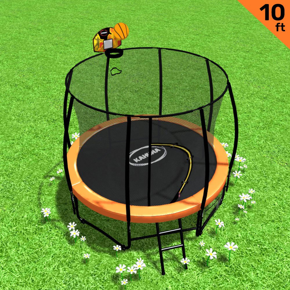Kahuna Trampoline 10ft with  Basket ball set