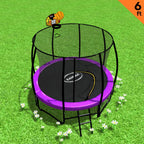 Kahuna Classic 6ft Trampoline with Basketball Set - Purple