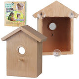 Clear Window View Birdhouse