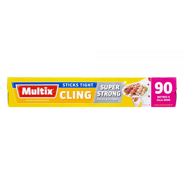 2 x Multix 90m x 36cm Super Strong Cling Wrap