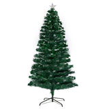 Christabelle 1.2m Enchanted Pre Lit Fibre Optic Christmas Tree  Stars