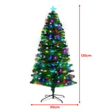 Christabelle 1.2m Enchanted Pre Lit Fibre Optic Christmas Tree  Stars