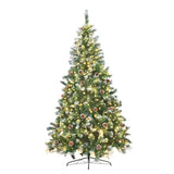 Christabelle 2.4m Pre Lit LED Christmas Tree with Pine Cones