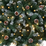 Christabelle 2.7m Pre Lit LED Christmas Tree with Pine Cones
